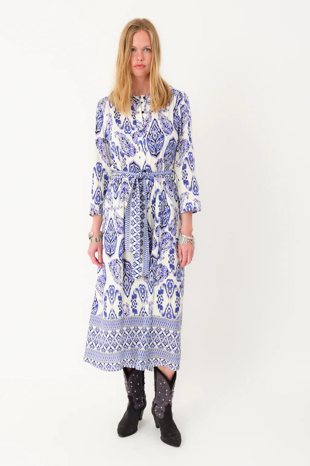 Lollys Laundry Harper Maxi Dress - Blue