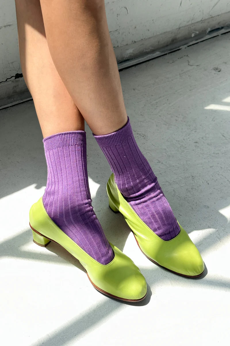 Le Bon Shoppe Her Socks - Violet