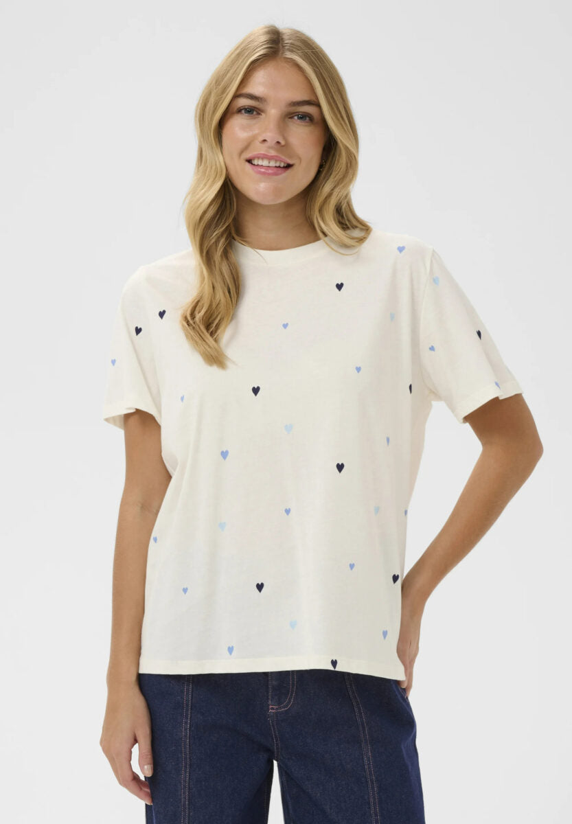 Saint Tropez Johanna T Shirt - Ice Blue