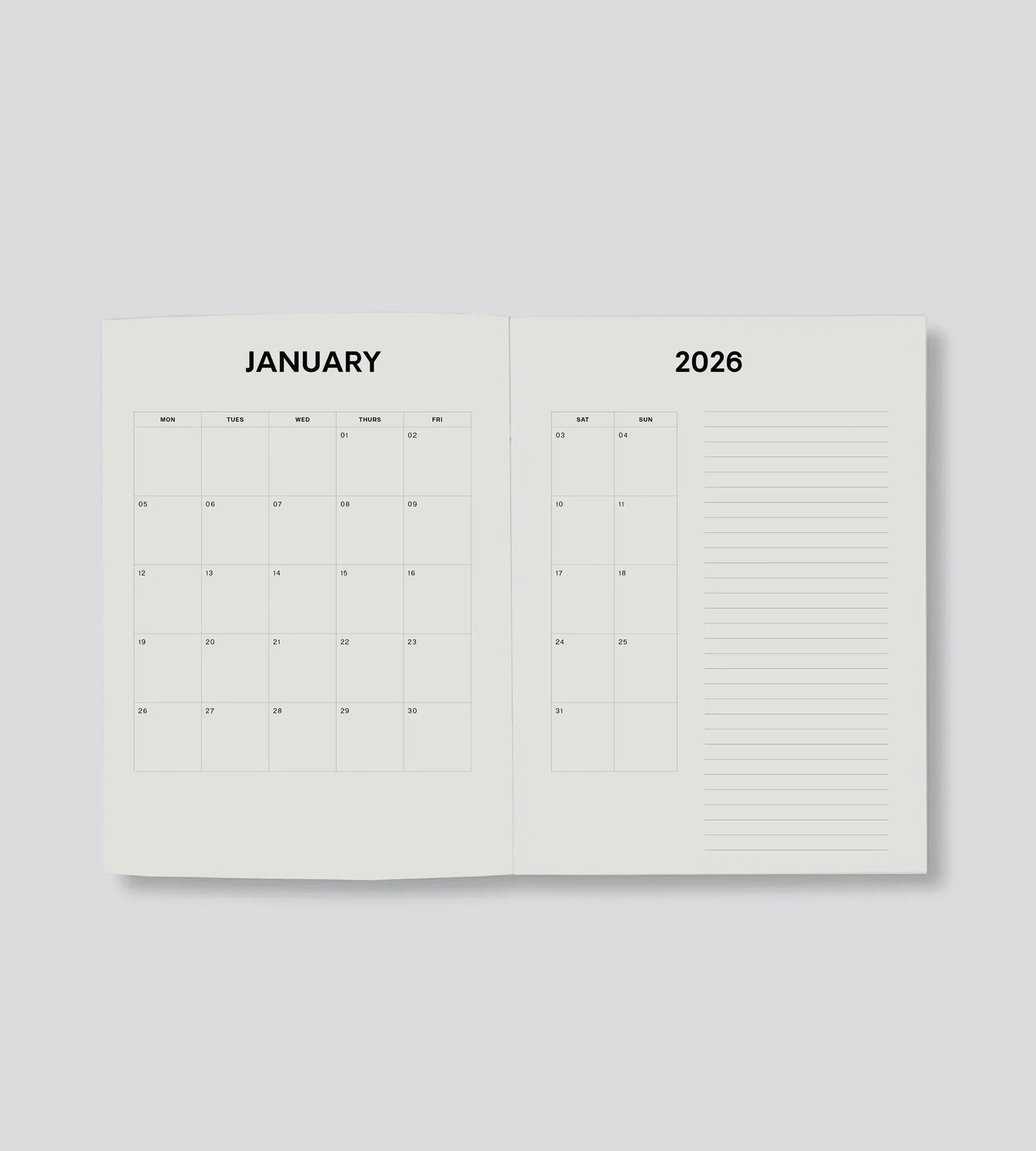 Father Rabbit x Juliette Hogan 2026 Weekly Diary - Petal Parade