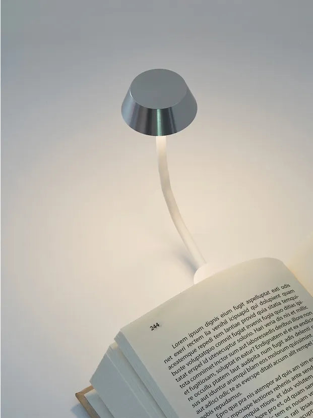 Lexon Mimi Clip-On Reading Light - Aluminium Polished