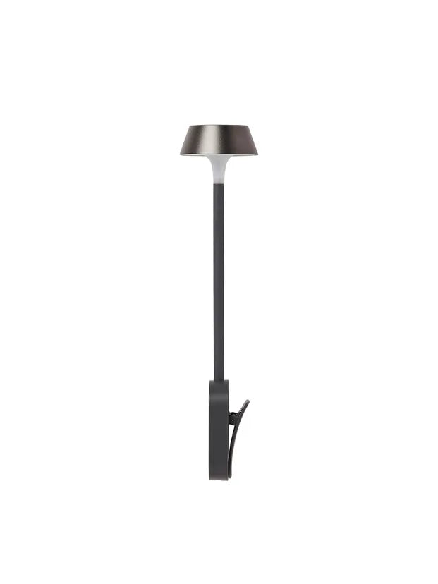 Lexon Mimi Clip-On Reading Light - Gun Metal