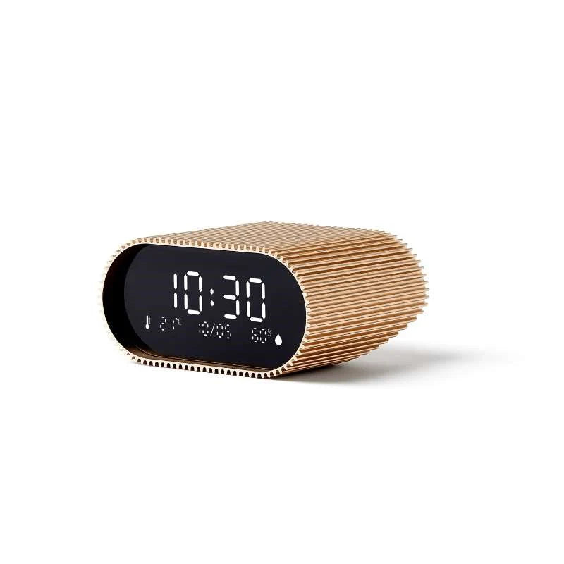 Lexon Ray Clock - Vivid Gold