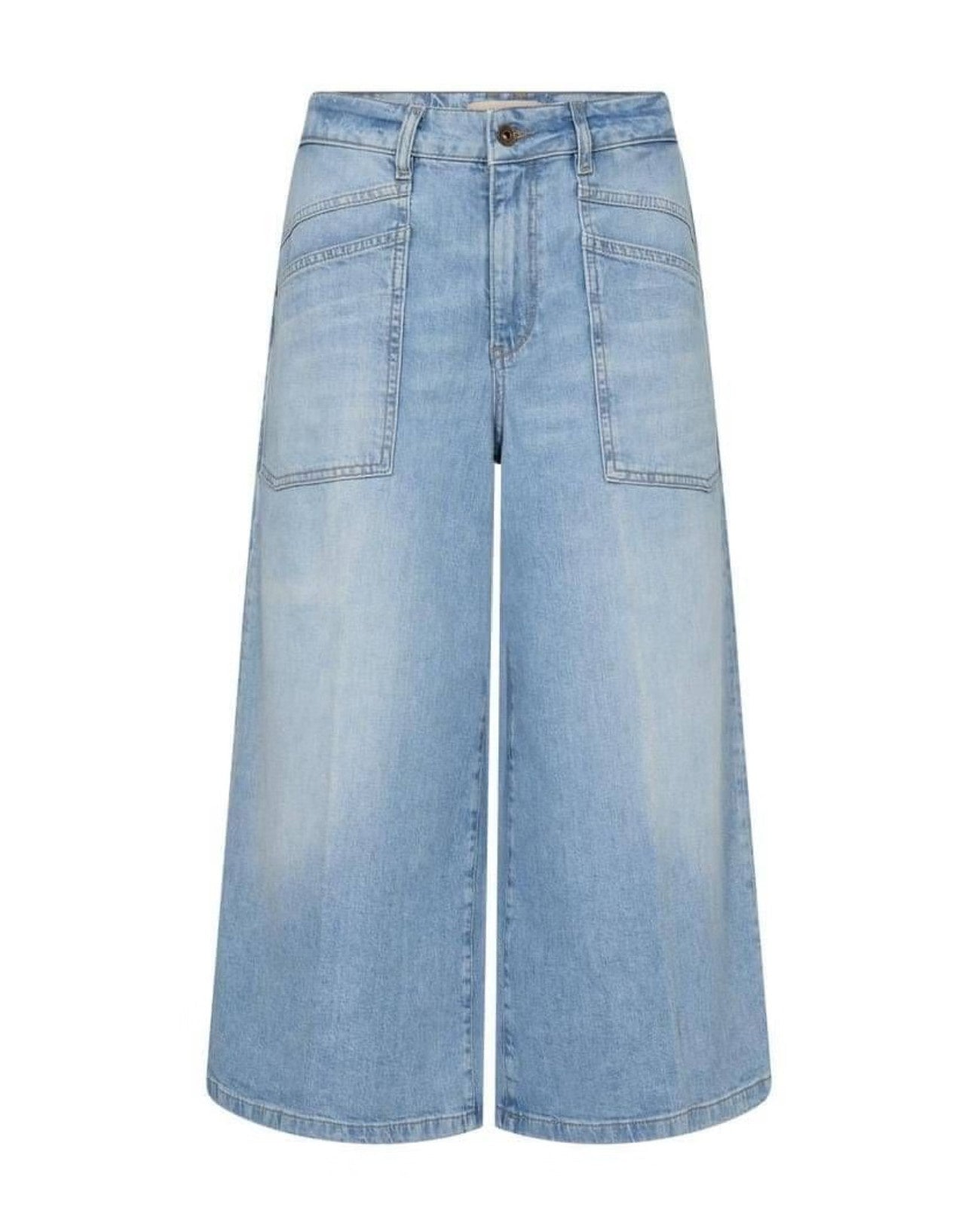 Mos Mosh Sagai Culotte Jeans - Light Blue