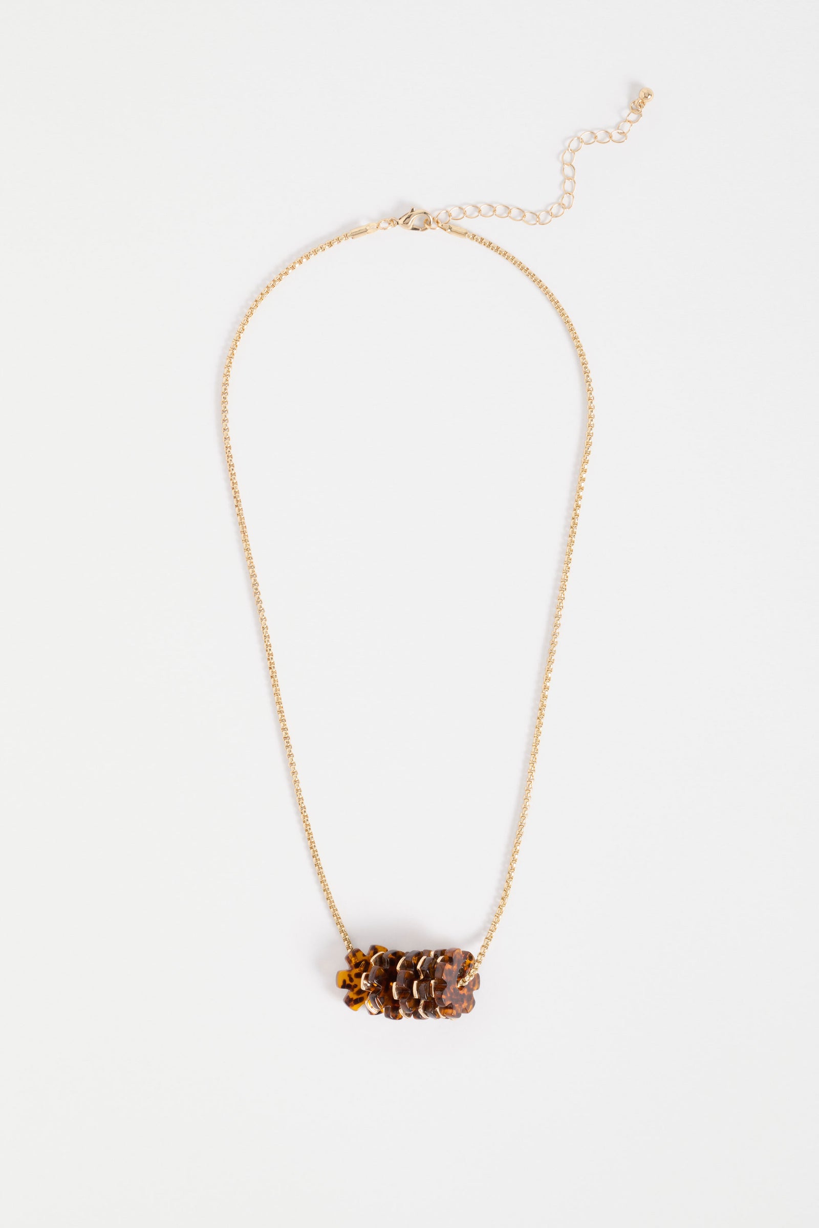 Elk Flakkrin Necklace - Tortoiseshell Speckle