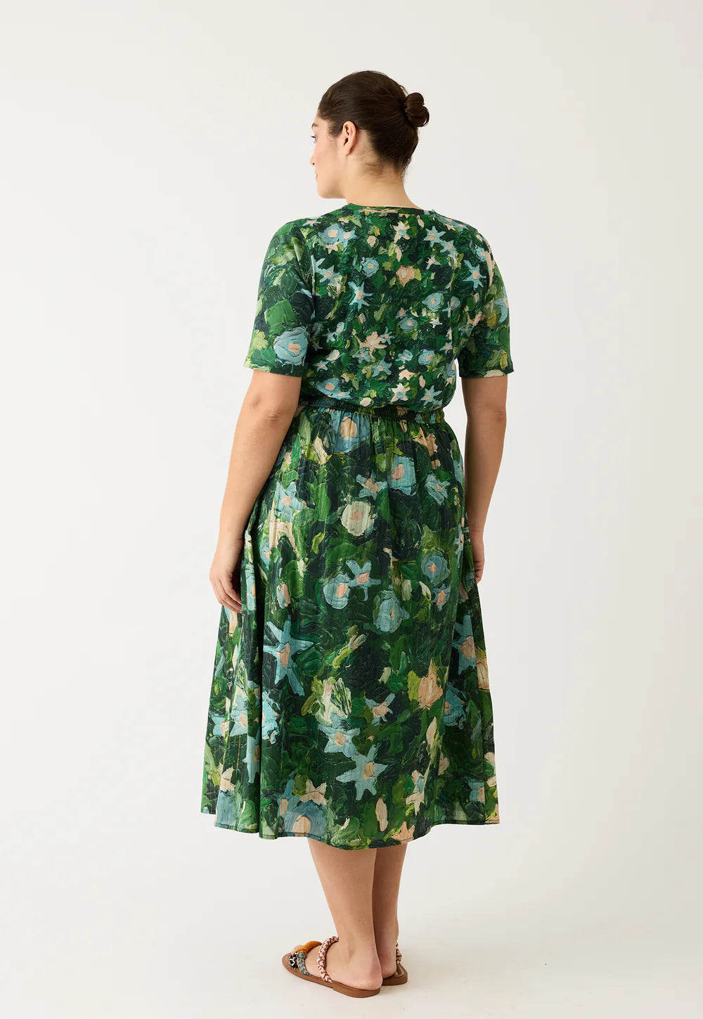 Nancybird Alma Yoke Skirt - Garden