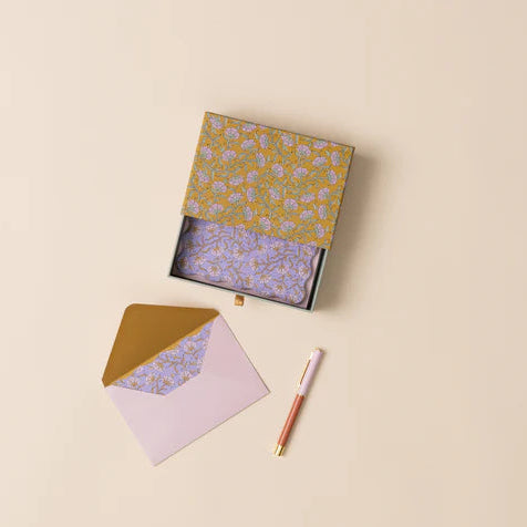 Designworks Ink Boxed Notecard Set of 16 - Floral