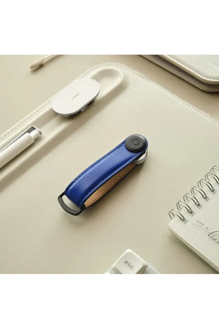 OrbitKey Key Organiser Leather - Ultramarine