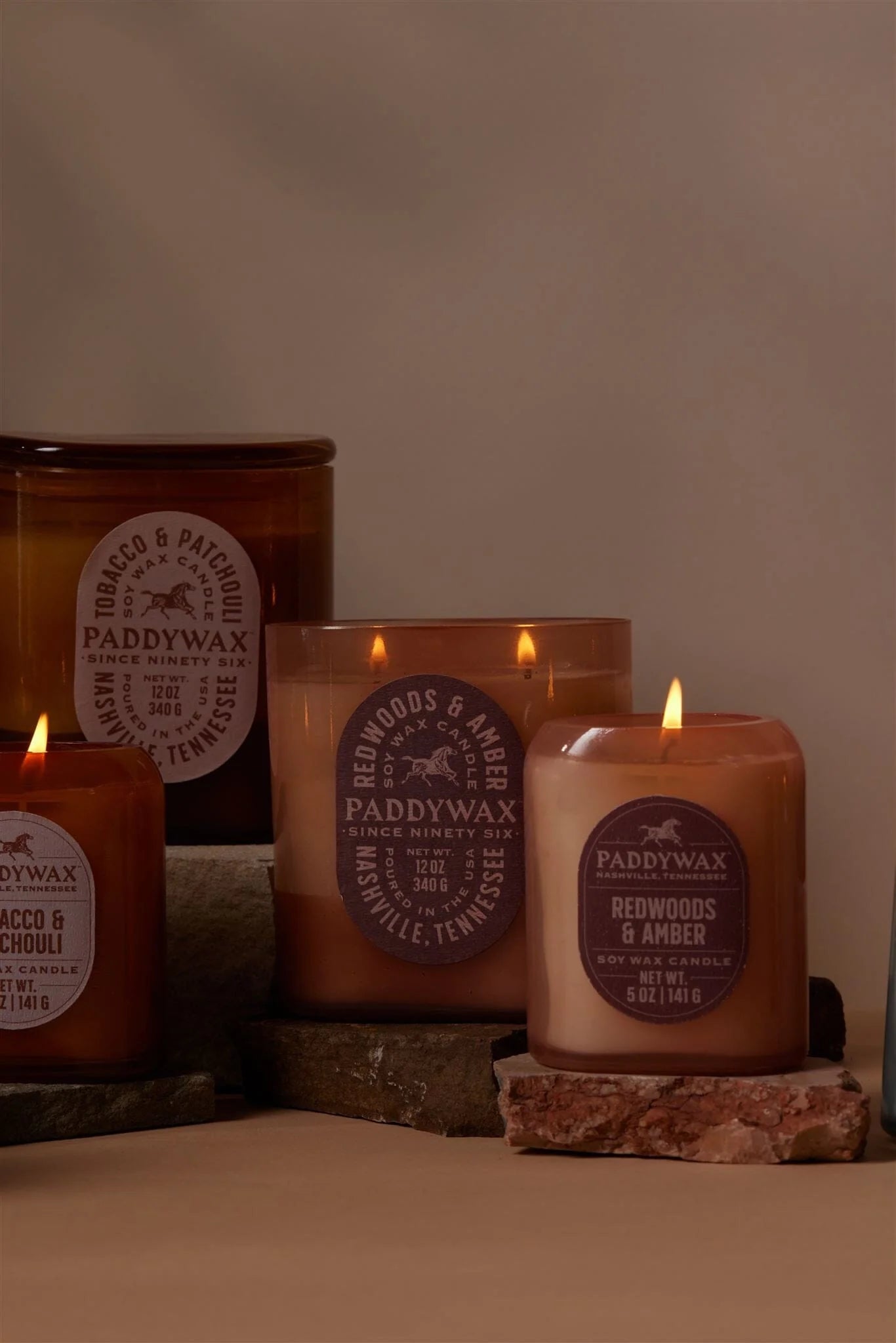 Paddywax Vista Candle 140g - Redwoods & Amber