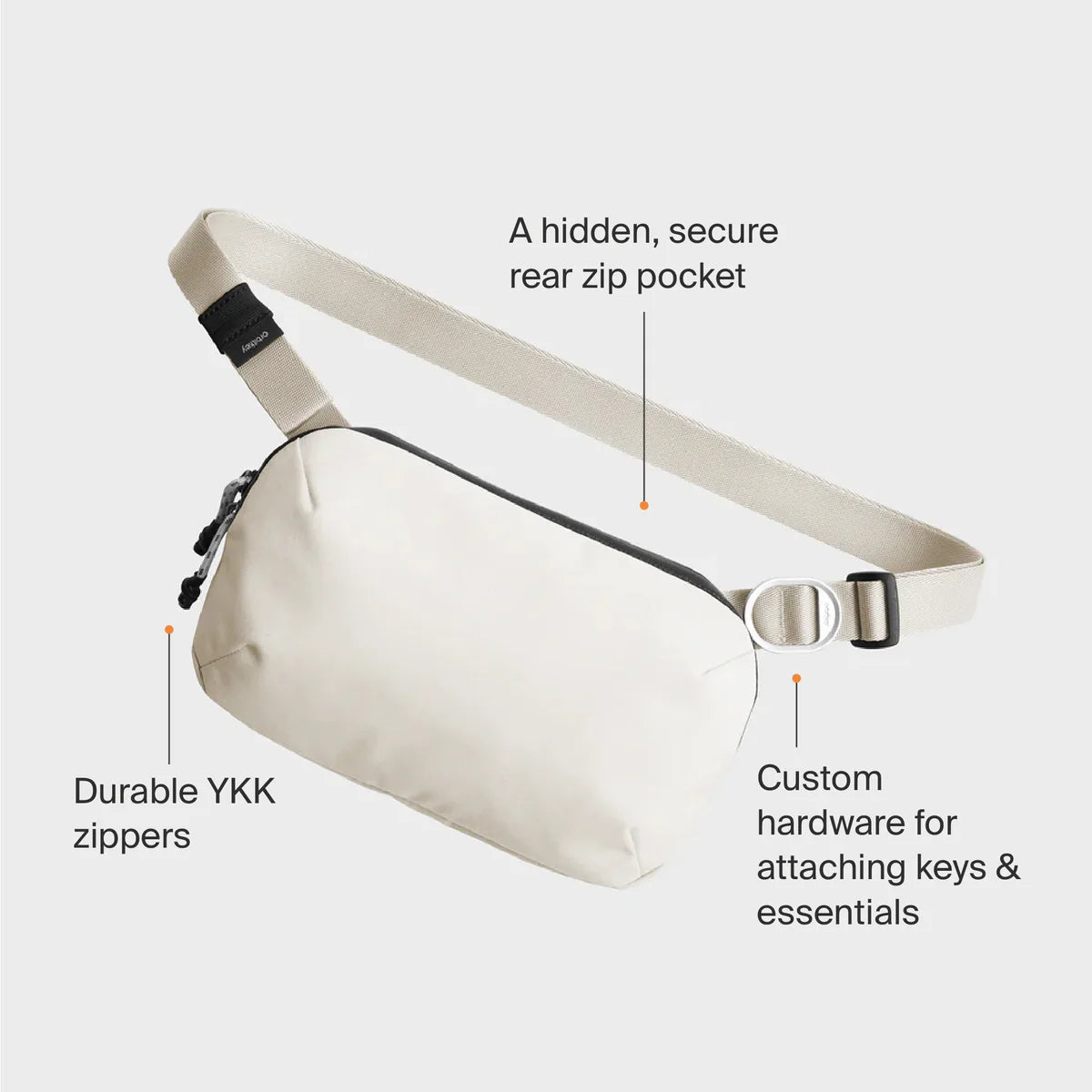 Orbitkey Urban Sling Bag - Mini 2L Stone