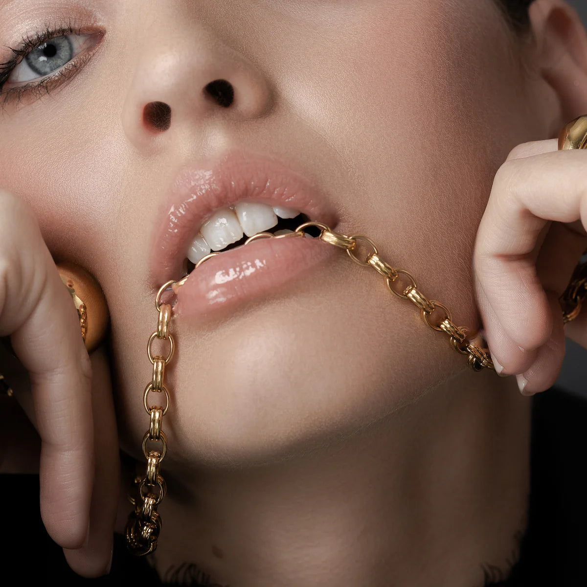 Silk & Steel Heritage Necklace - Gold