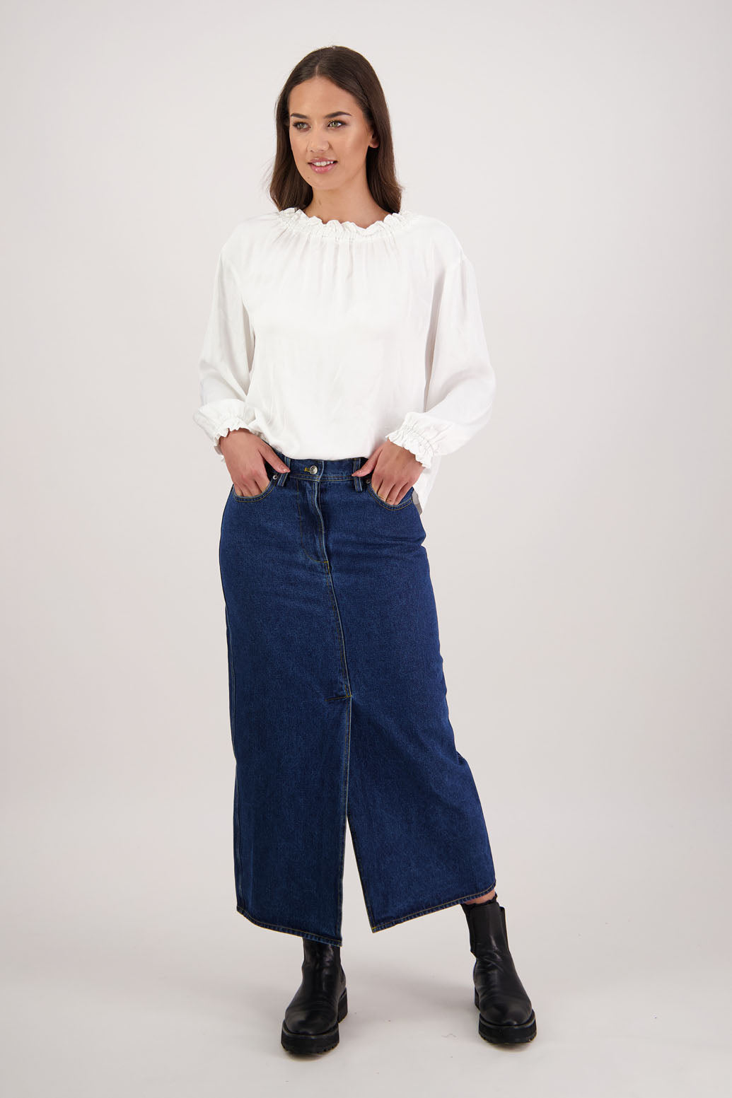 Briarwood Remi Skirt - Denim
