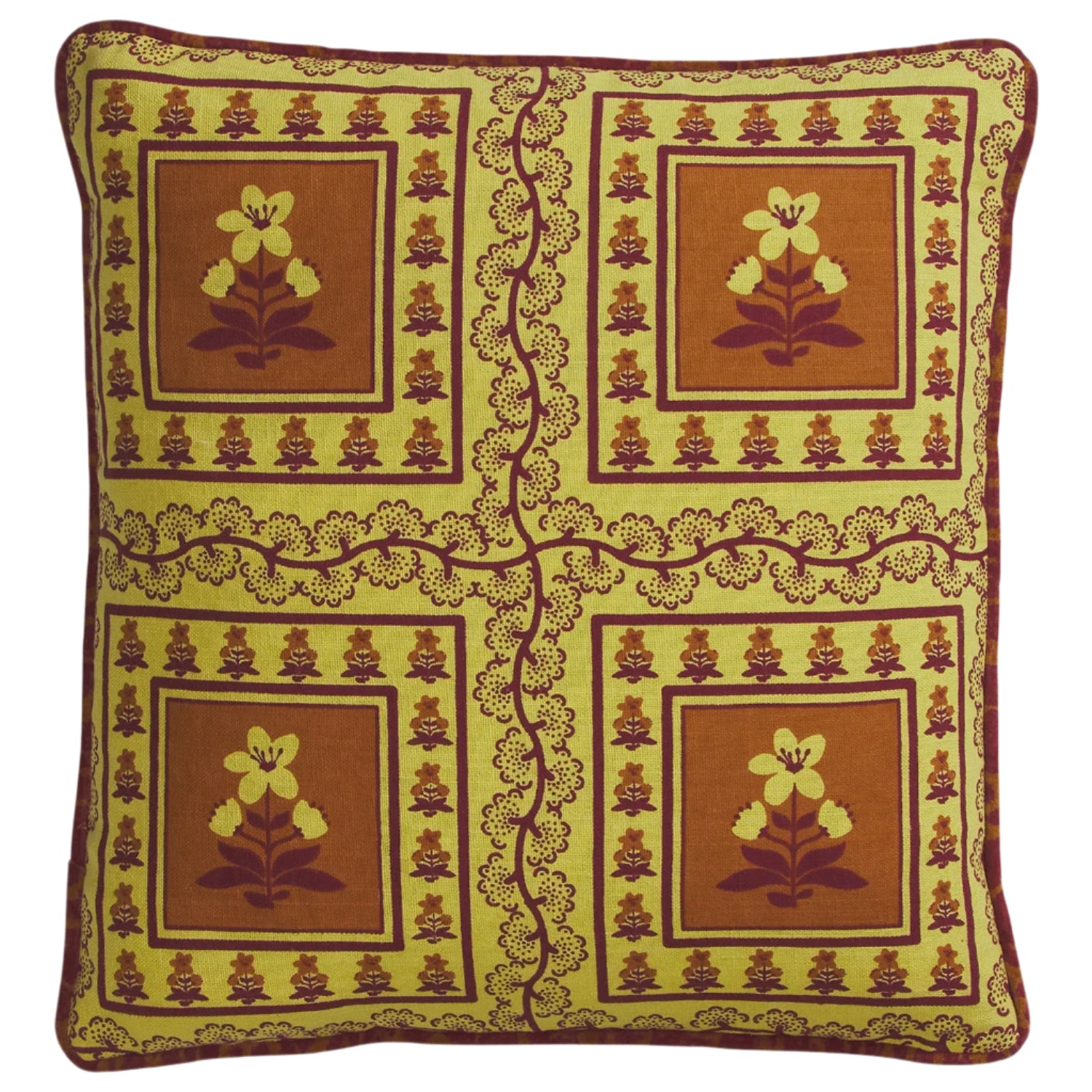 Sage-and-Clare-Claire-Reversible-Cushion---mustard