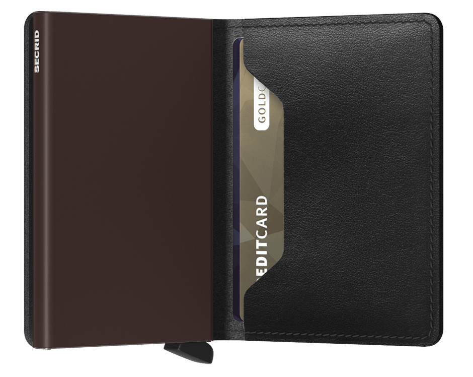 Secrid Slimwallet - Original Black-Brown