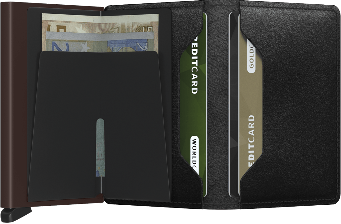 Secrid Slimwallet - Original Black-Brown