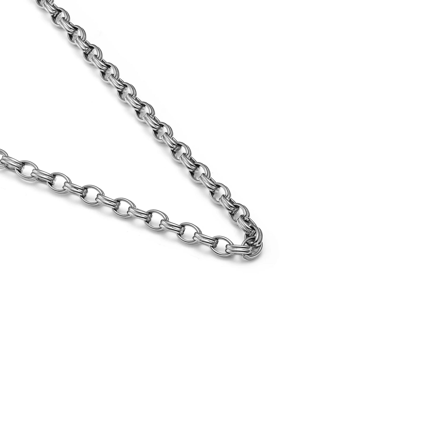 Silk & Steel Heritage Necklace - Silver