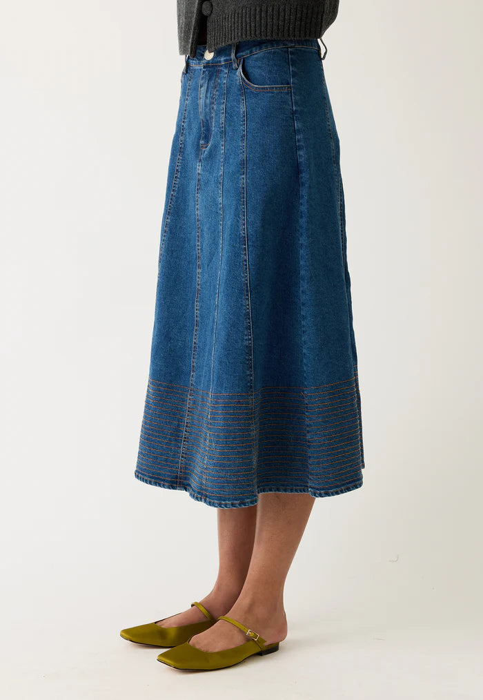 Nancybird Nina Skirt - Denim