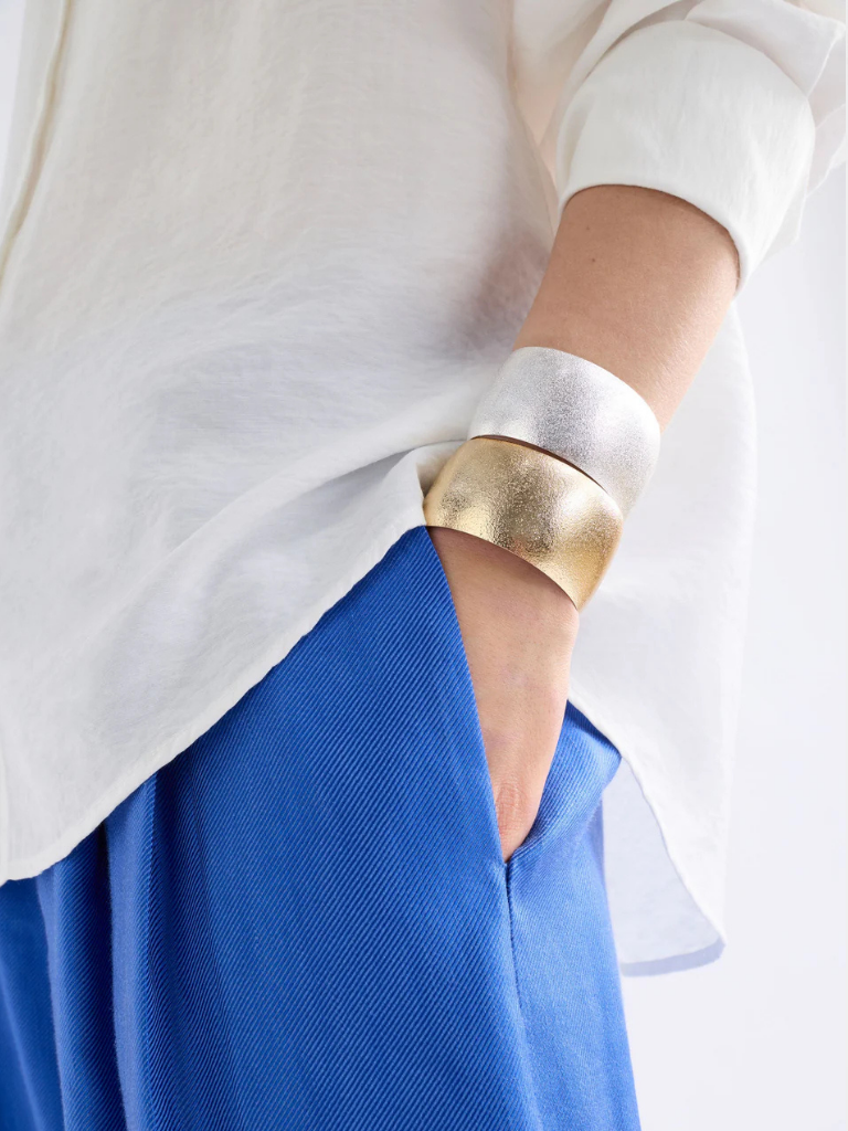 Elk Detta Bangle - Silver