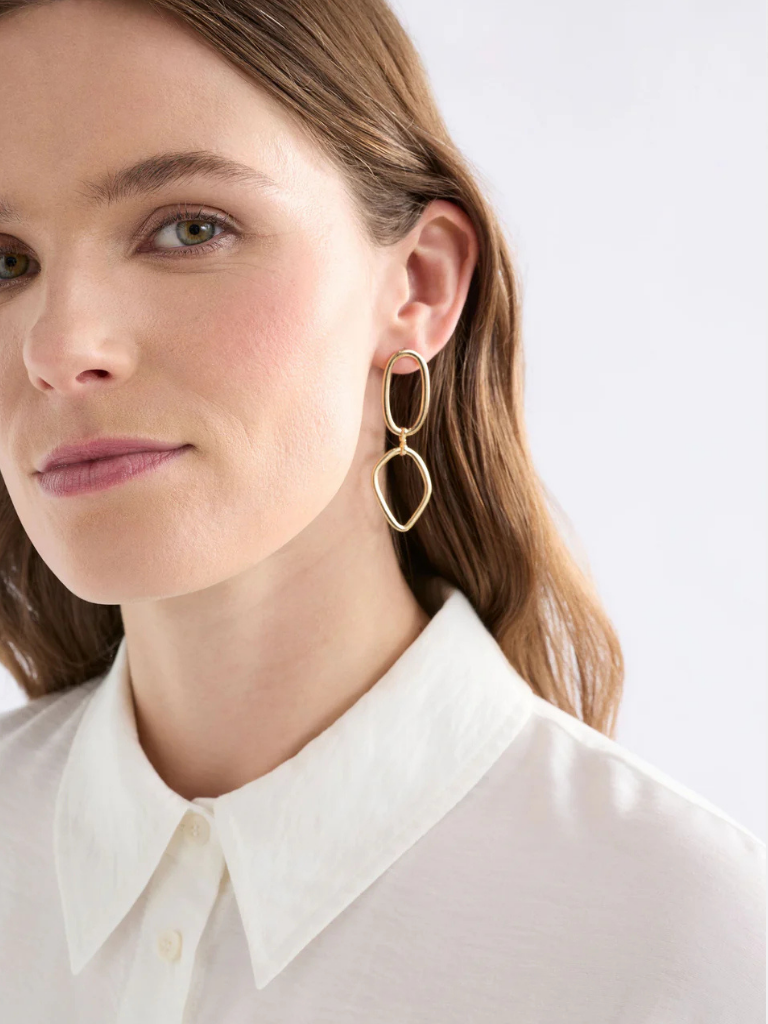 Elk Boden Drop Earrings - Gold