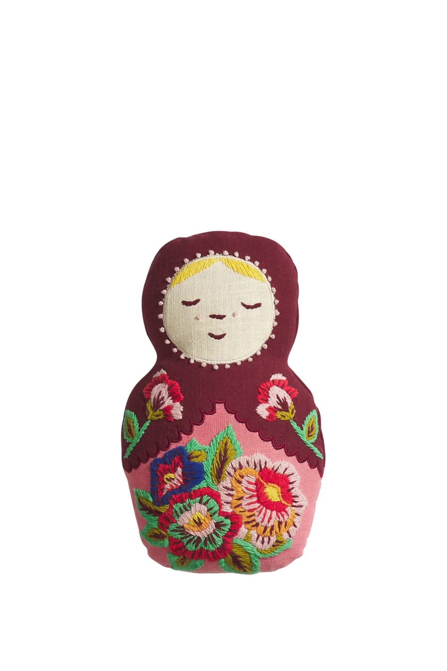 Sage x Clare Milena Embroidered Cushion