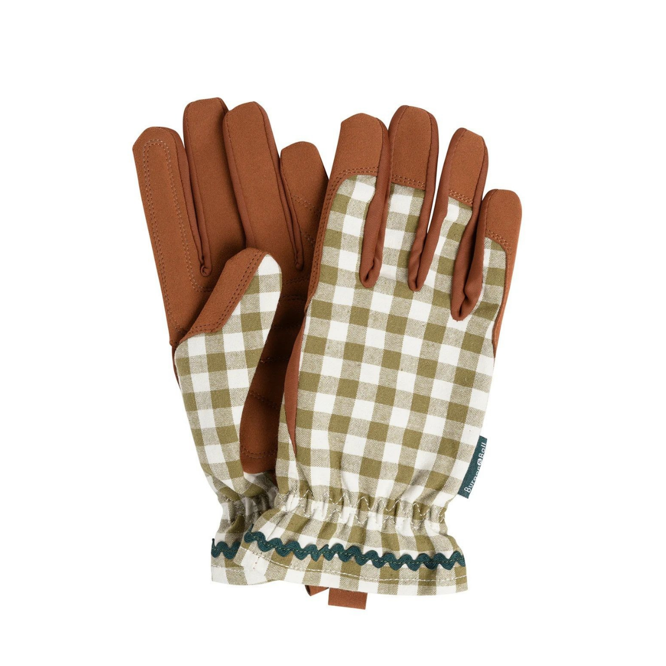 Burgon & Ball Gardening Gloves - Olive Check