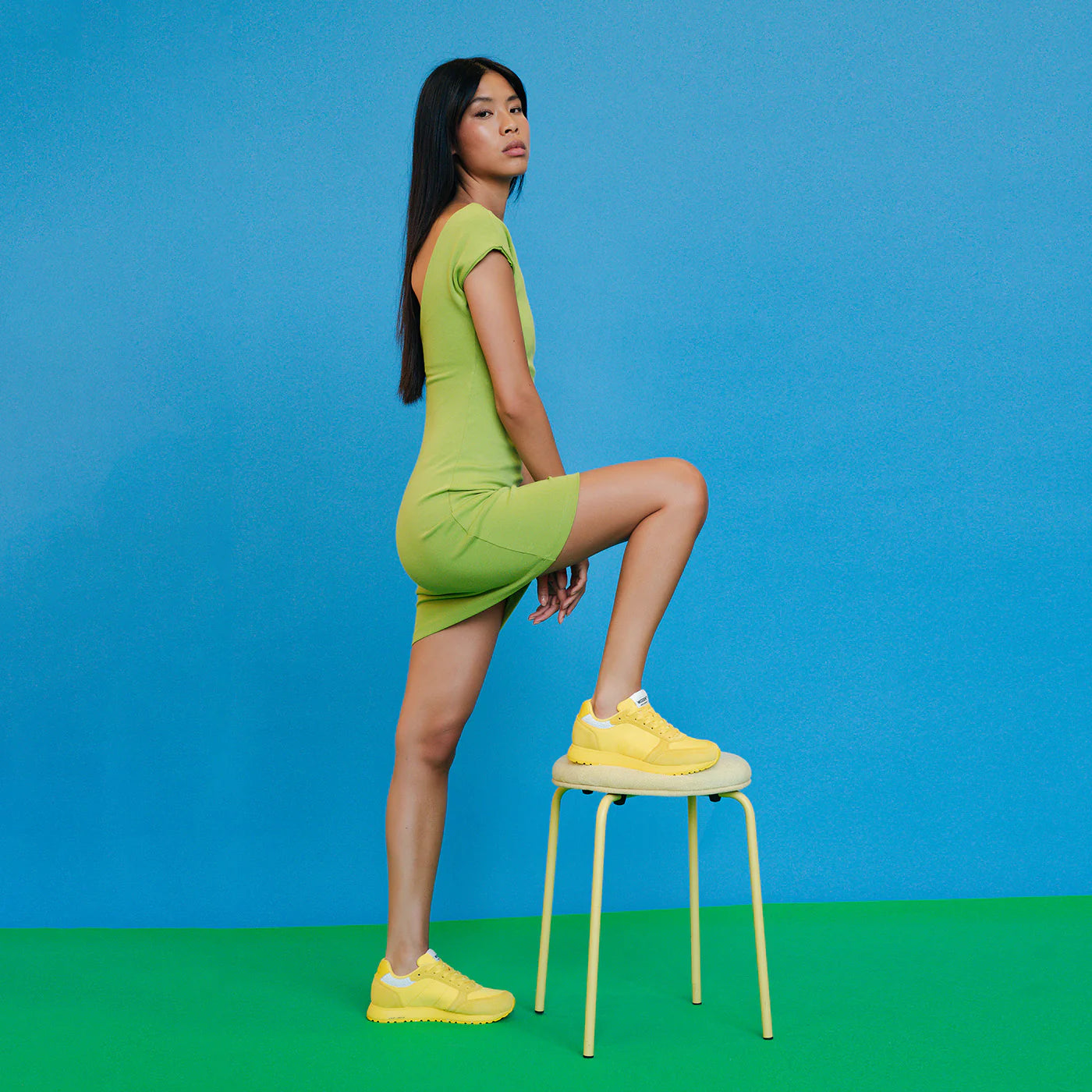 Woden Ronja Fruit Sneakers - Lemon