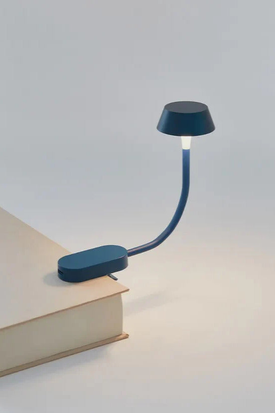 Lexon Mimi Clip-On Reading Light - Dark Blue