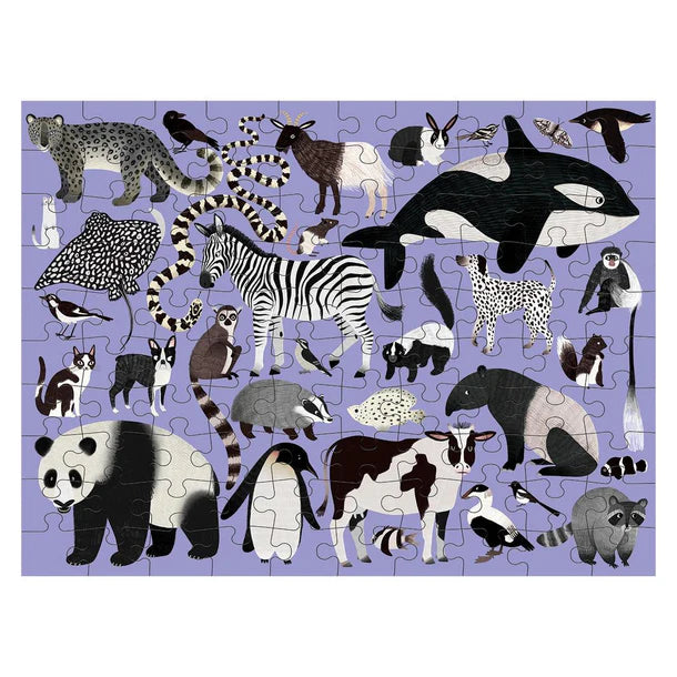 Animal Kingdom Double-Sided Puzzle 100pc