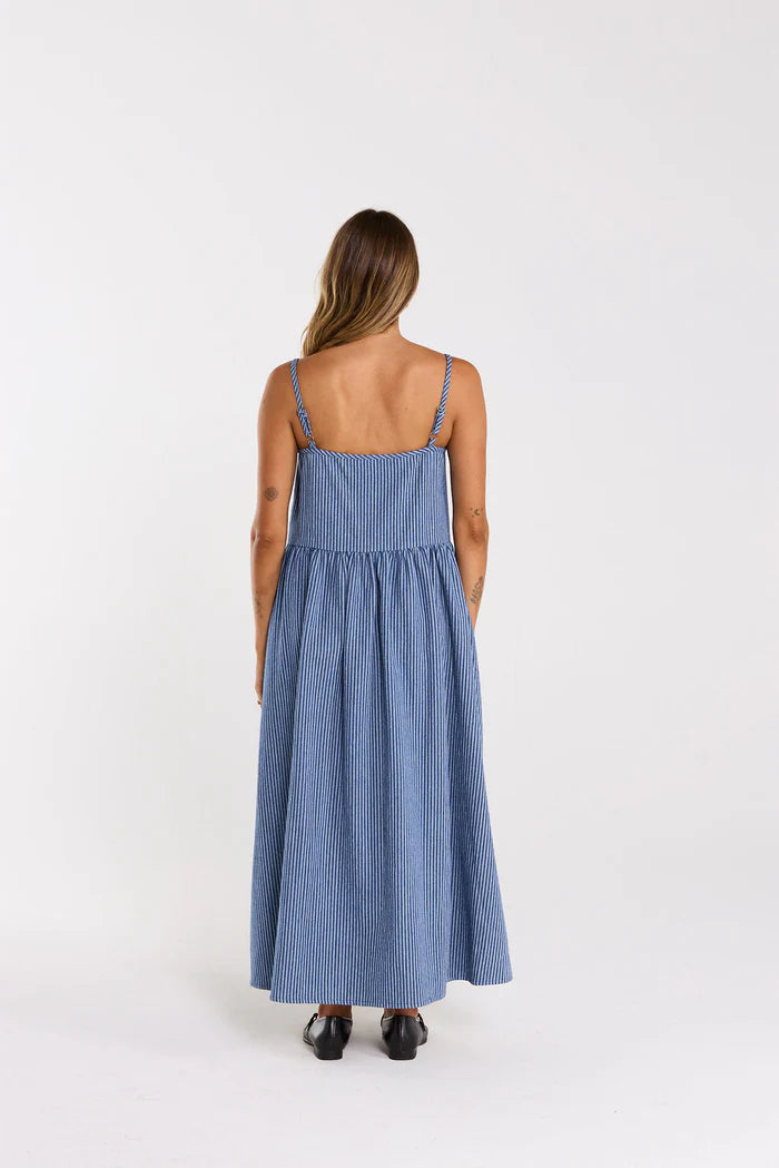 Thing Thing Ziggle Dress - Skyline Denim