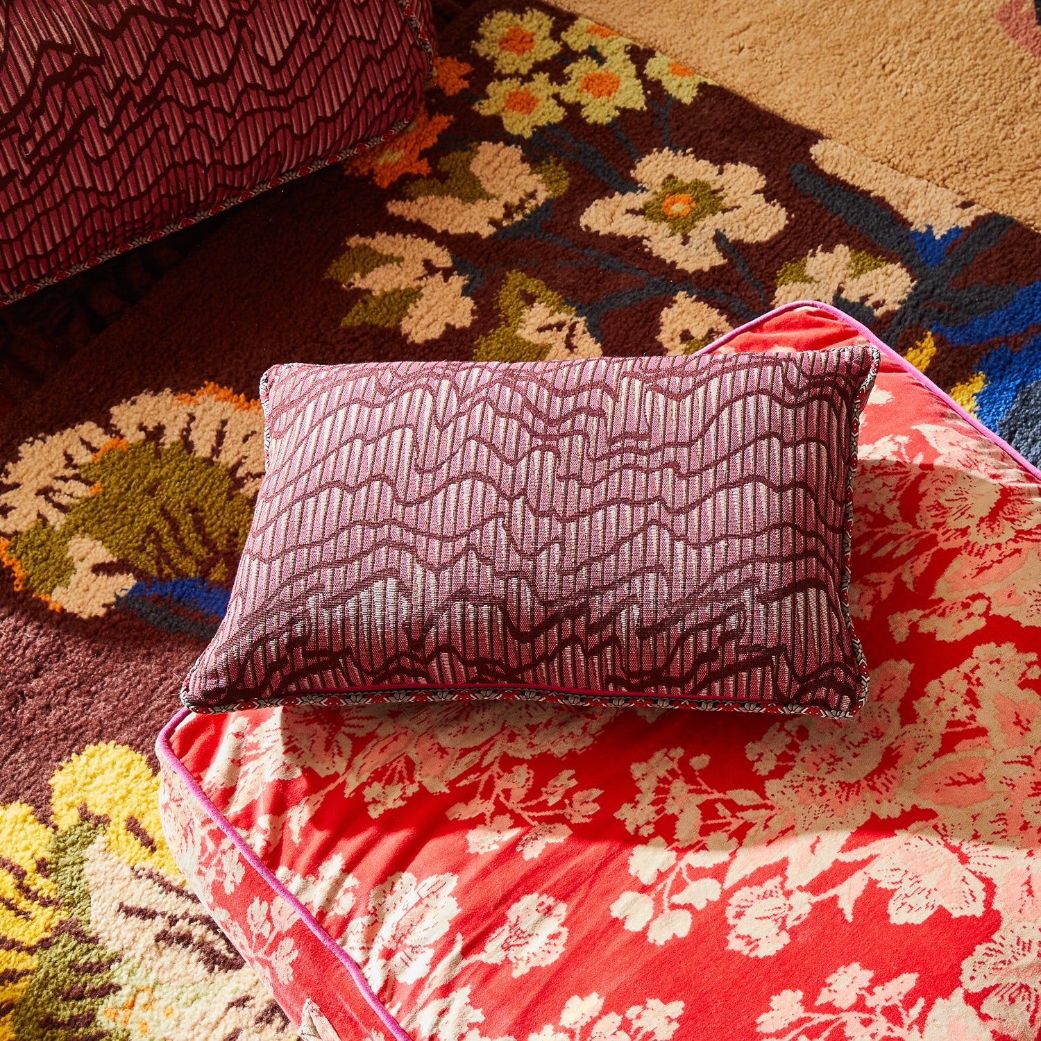 Sage x Clare Hanna Jacquard Cushion
