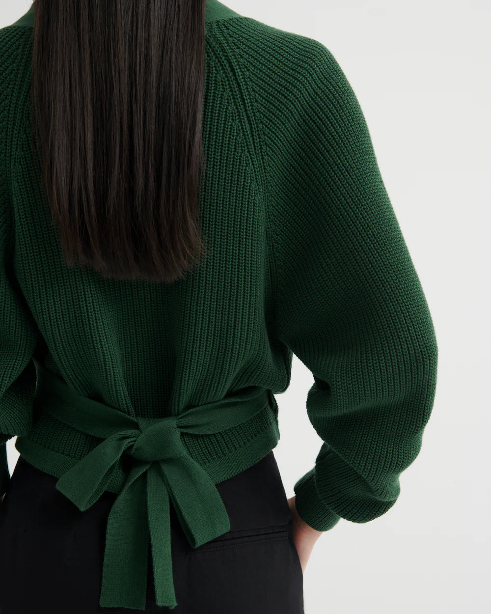 Kowtow Composure Cardigan - Forest