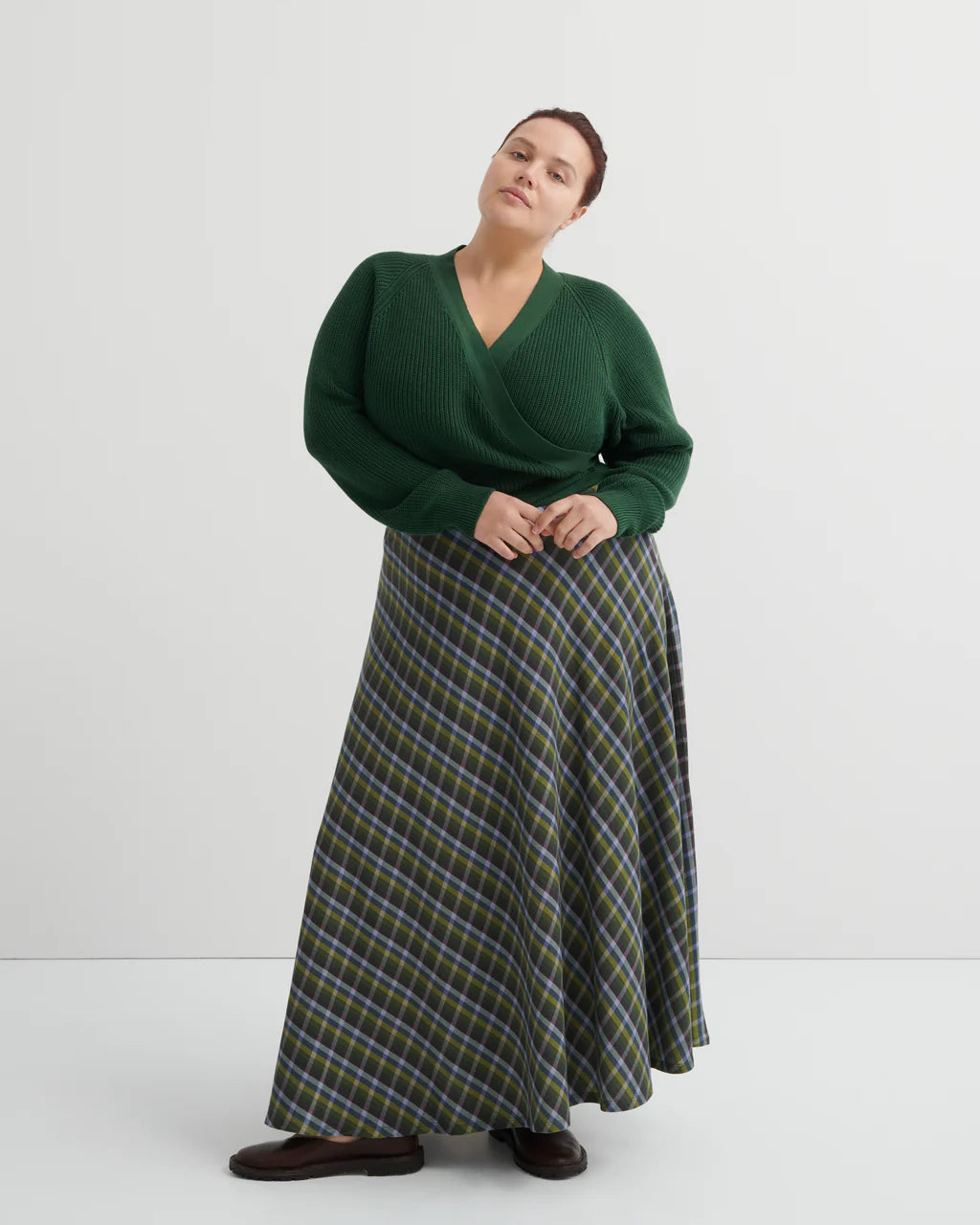 Kowtow Composure Cardigan - Forest