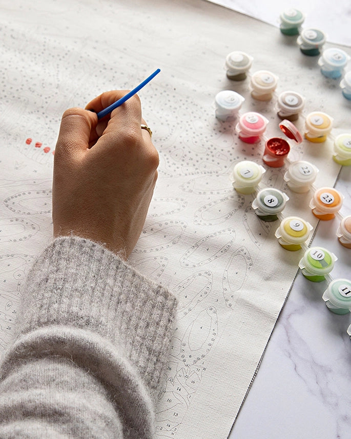 Paint by Numbers - Bowl of Oranges