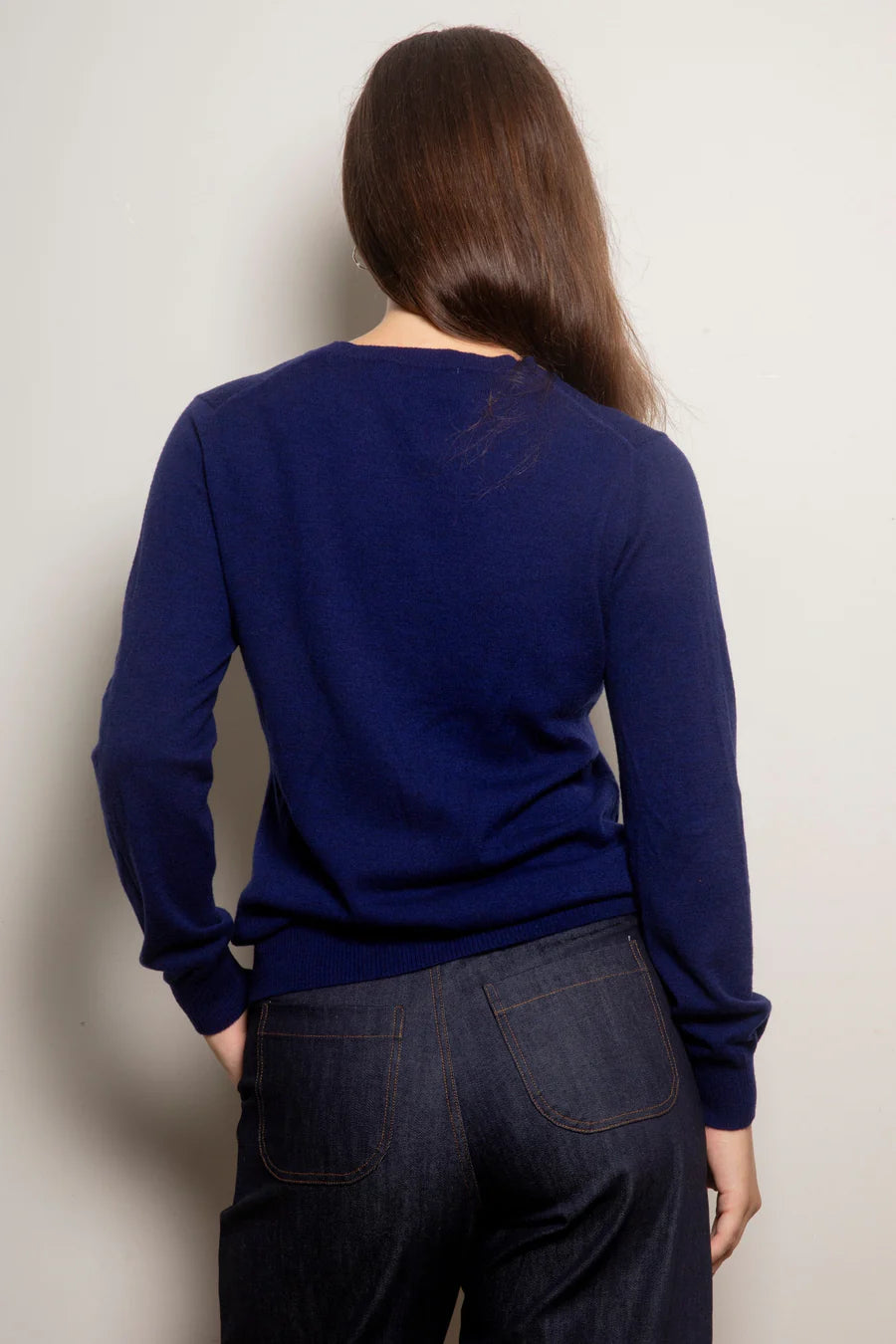 Dalston Kate Crew Sweater - Lapis