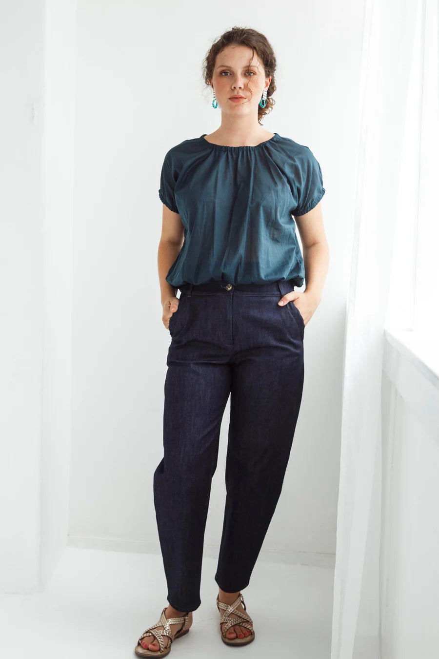 Dalston Betty Pants - Indigo Denim