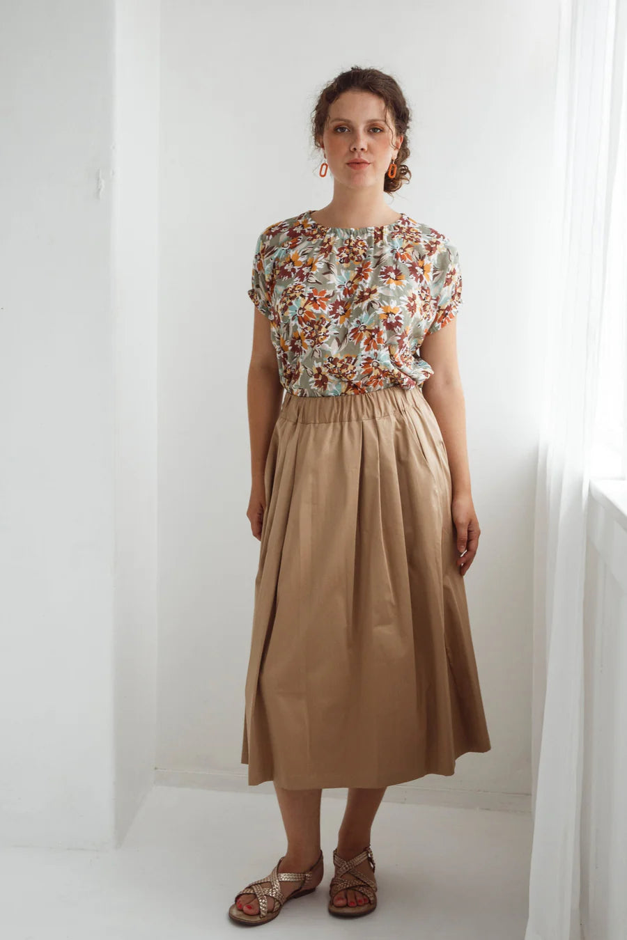 Dalston Sapphire Skirt - Sand