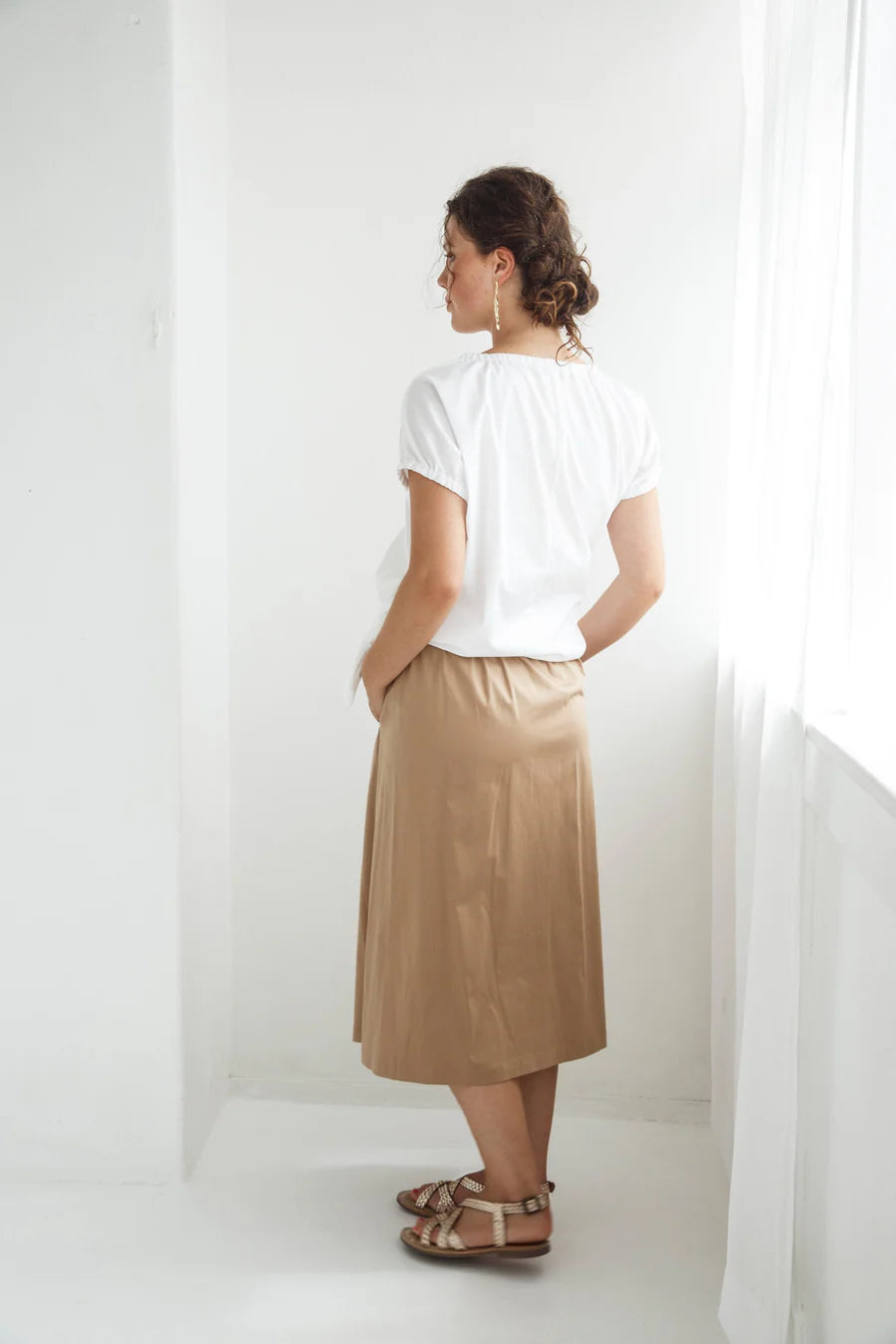Dalston Sapphire Skirt - Sand