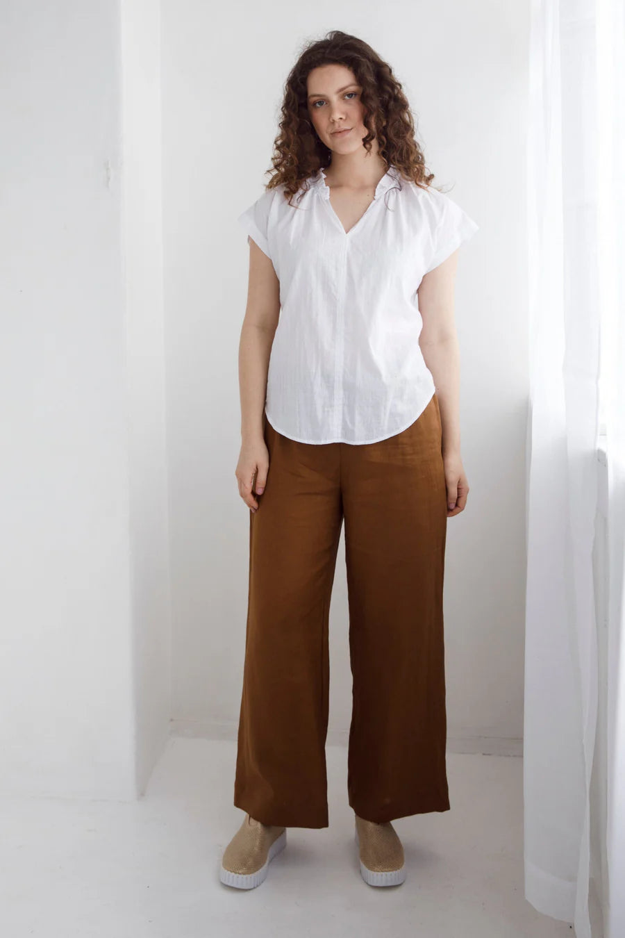 Dalston Esme Top - White Self Check