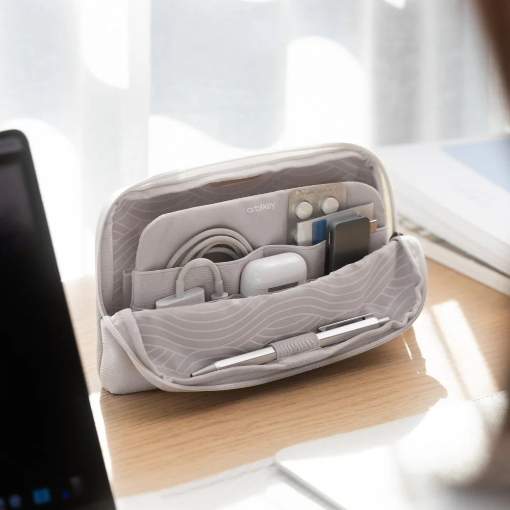 Orbitkey Konmari Desk Pouch - Stone