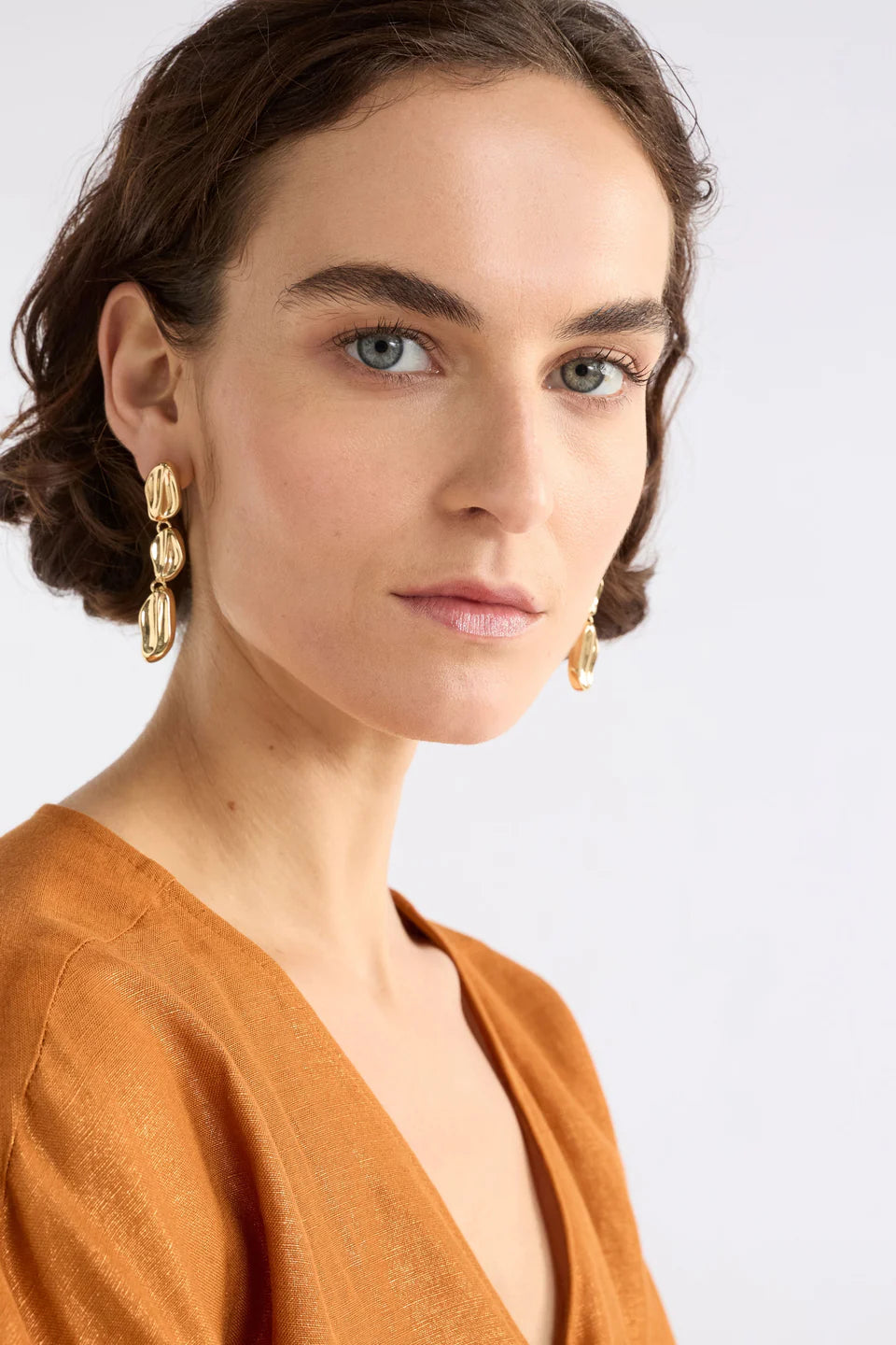 Elk Delaa Drop Earring - Gold
