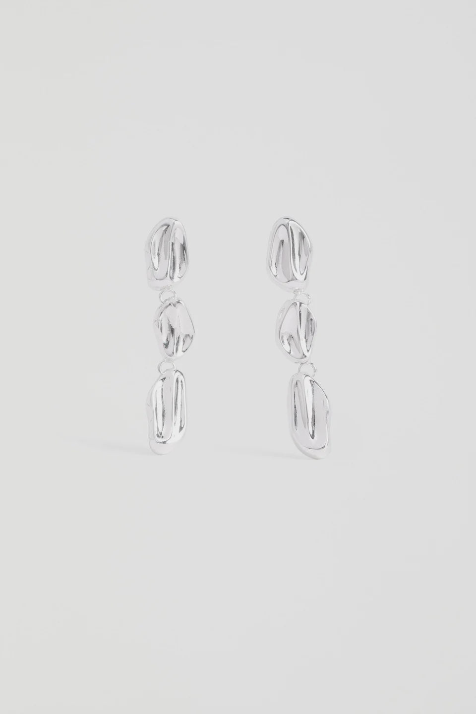 Elk Delaa Drop Earring - Silver