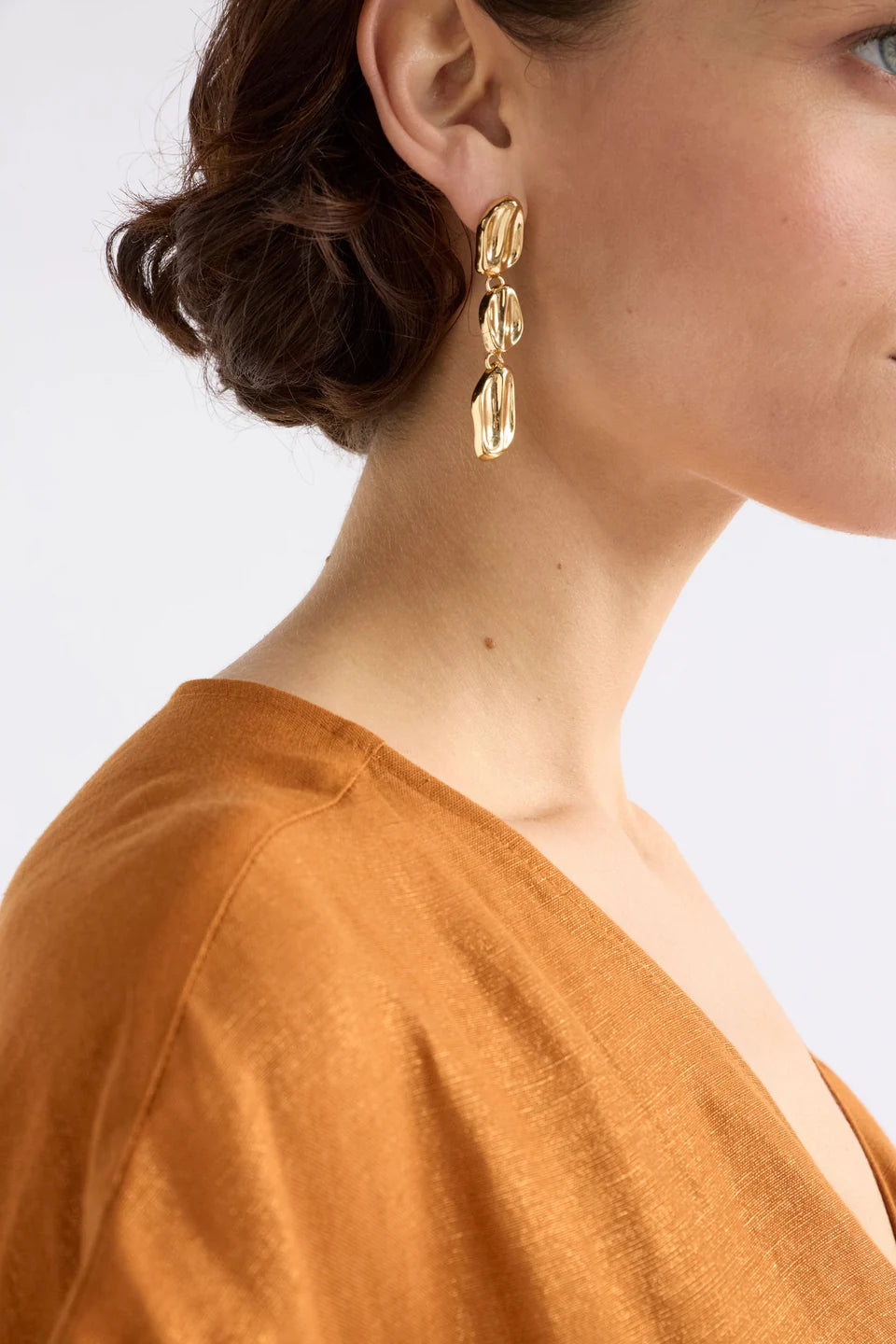 Elk Delaa Drop Earring - Gold