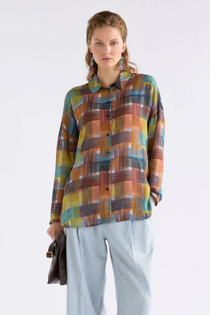Elk Eir Sheer Shirt - Elbrus Print