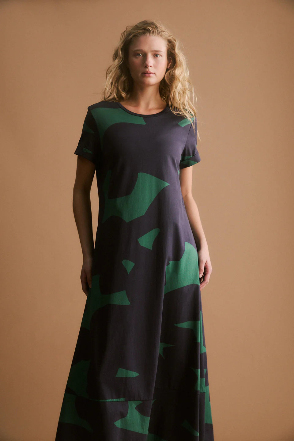 Elk Haki Dress - Teal Tera
