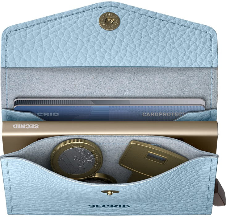 Secrid Envelope Wallet - Pebble Ice Blue