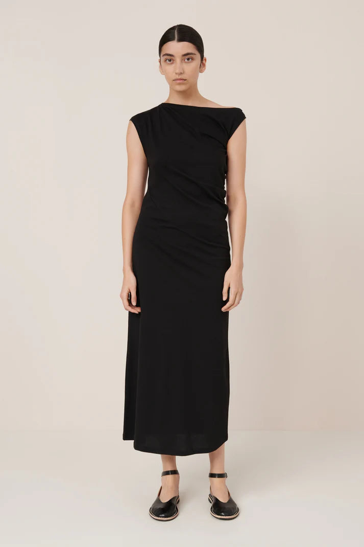 Kowtow Asymmetric Dress - Black