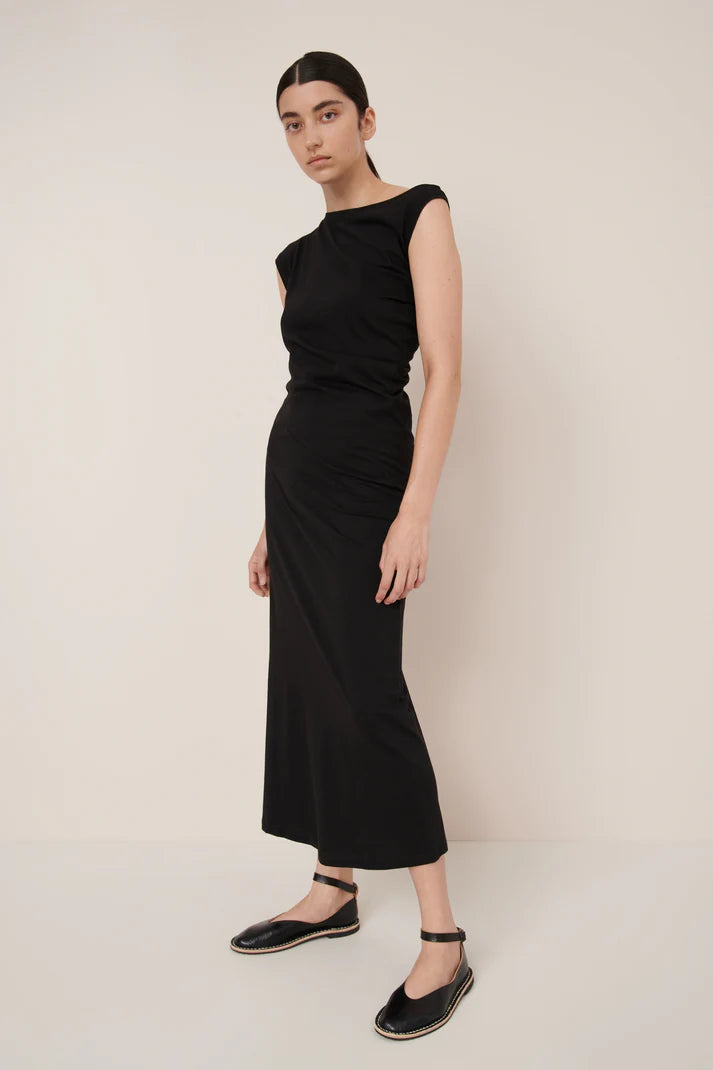Kowtow Asymmetric Dress - Black