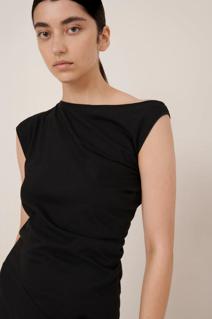 Kowtow Asymmetric Dress - Black