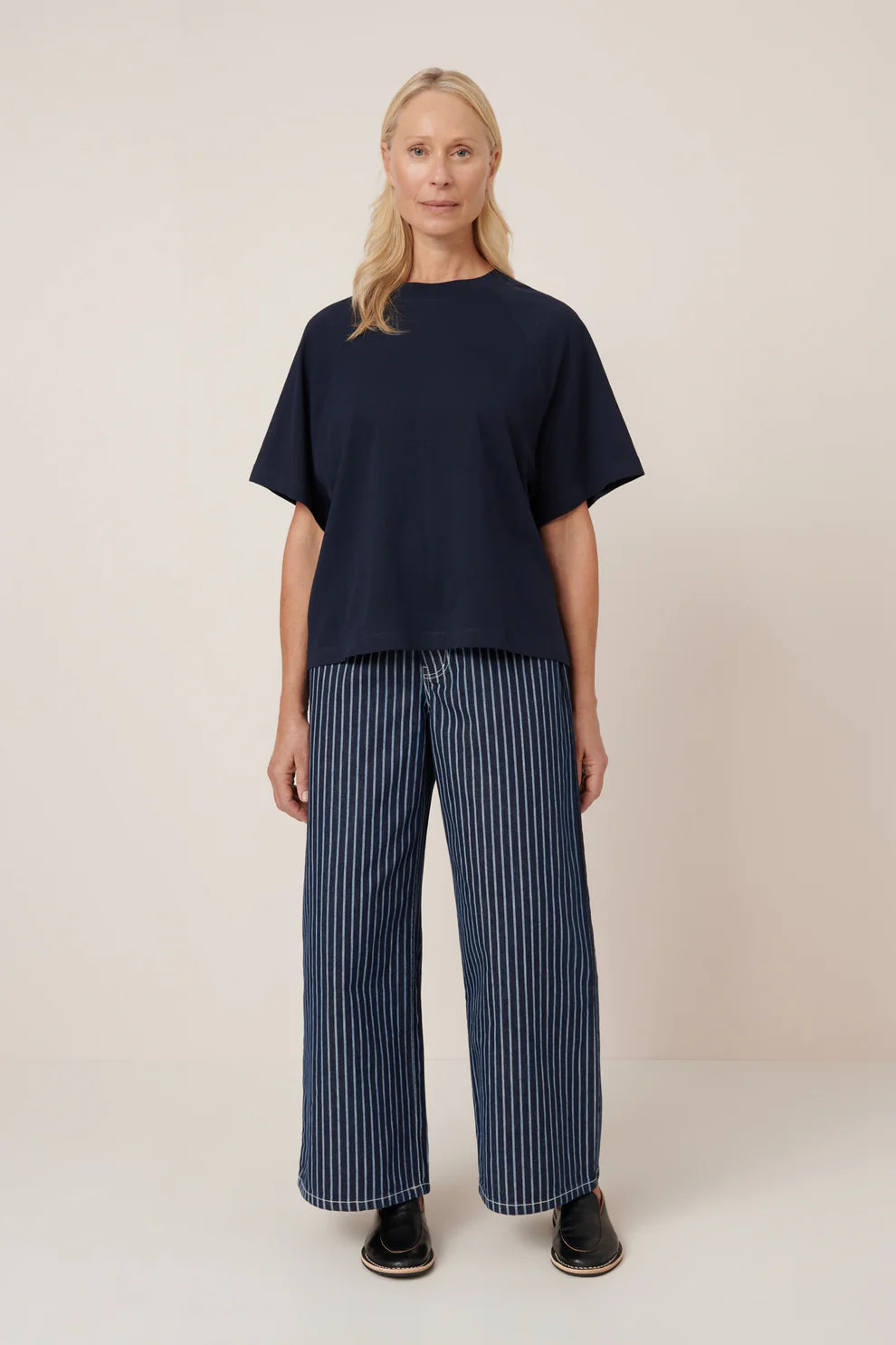 Kowtow Raglan Tee - Navy