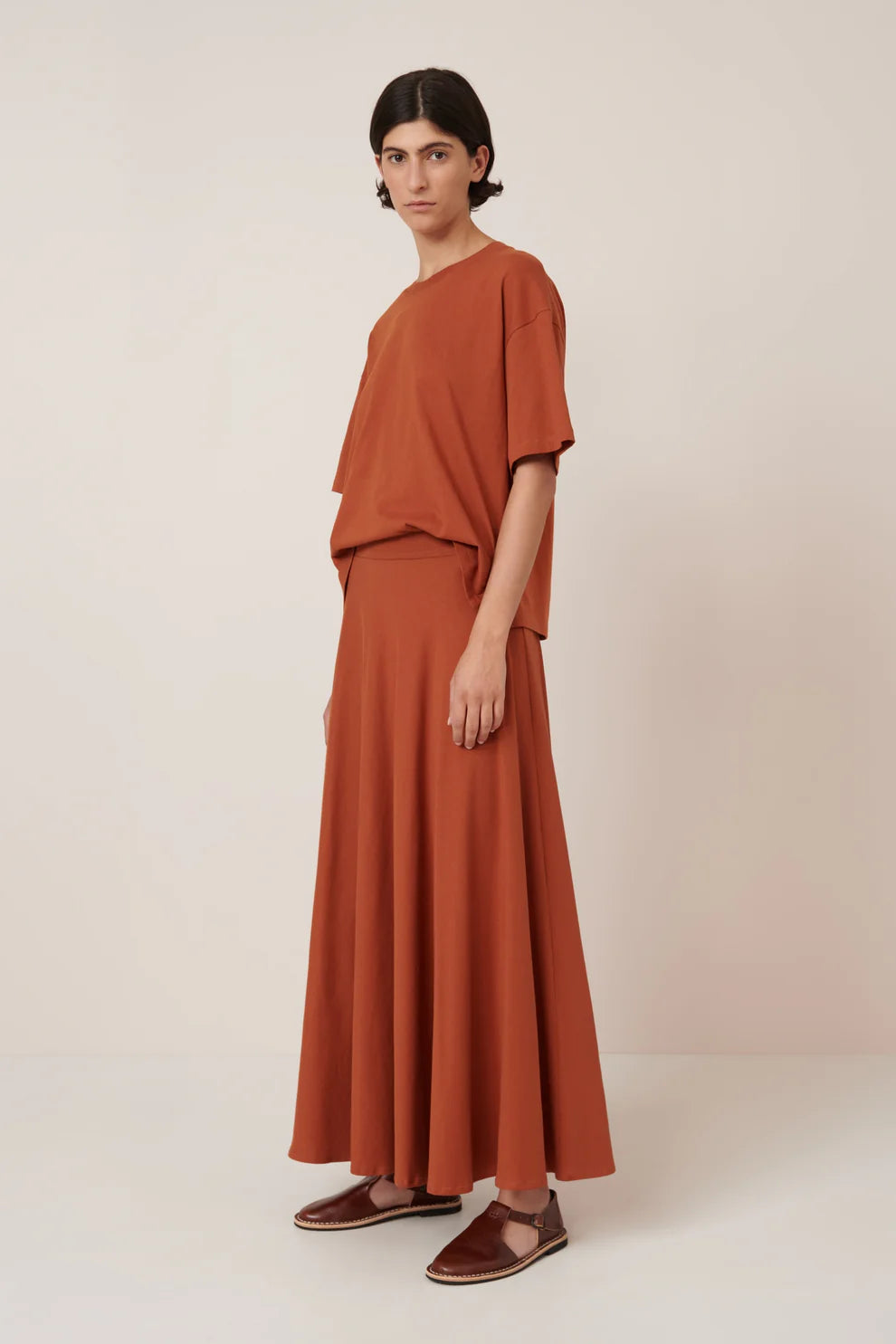 Kowtow Sphere Skirt - Clay Red